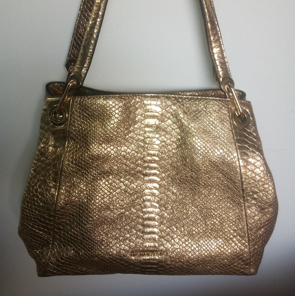 Michael kors snakeskin bag